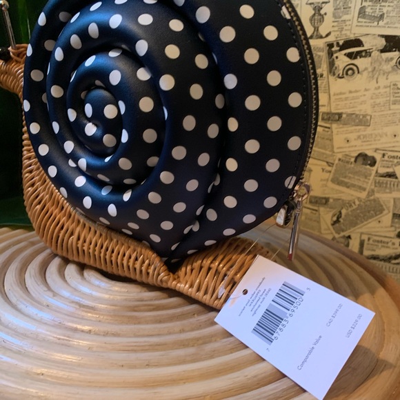 Enchanted Forest Wicker Scarlet Snail Kate Spade - Picture 4 of 15